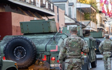 La. Guard Supports Louisiana State Police during Bayou Classic