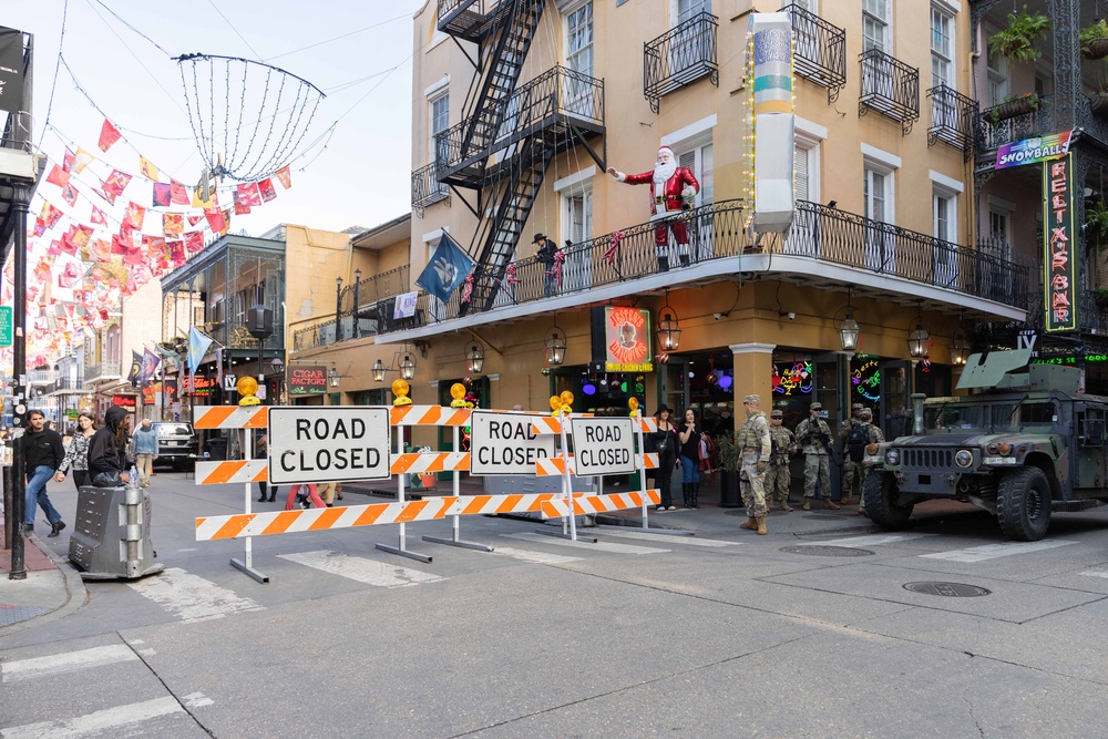 La. Guard Supports Louisiana State Police during Bayou Classic