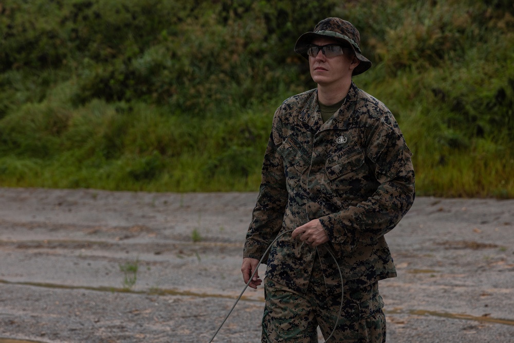 U.S. Marines with EOD Participate in an Improvised Explosive Range