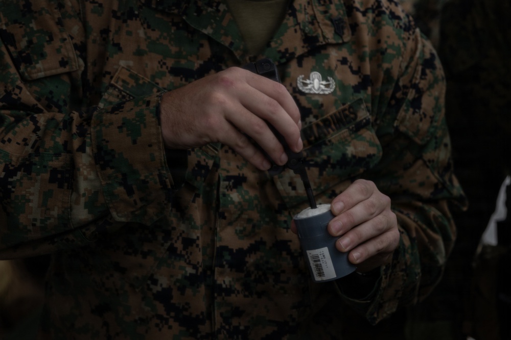 U.S. Marines with EOD Participate in an Improvised Explosive Range