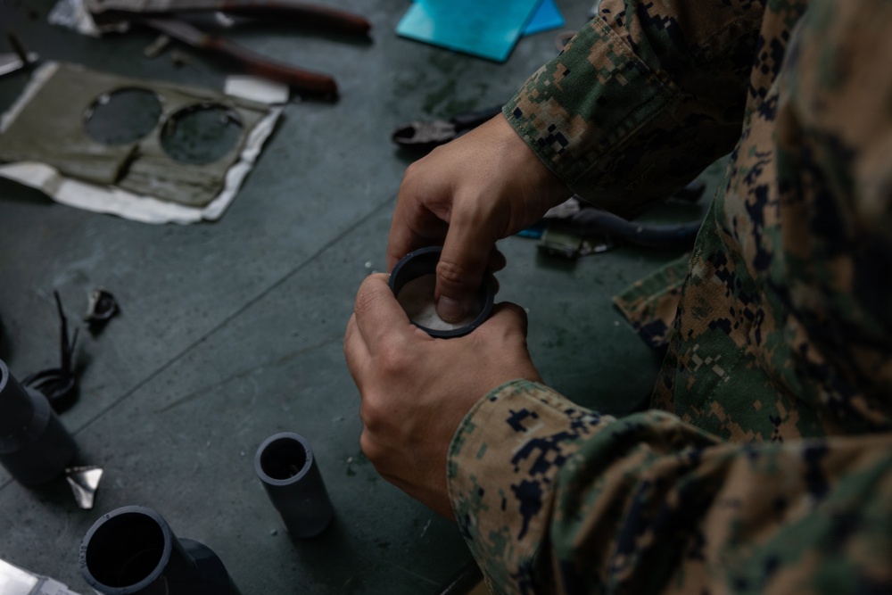 U.S. Marines with EOD Participate in an Improvised Explosive Range