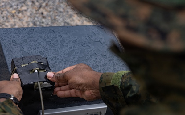 U.S. Marines with EOD Participate in an Improvised Explosive Range