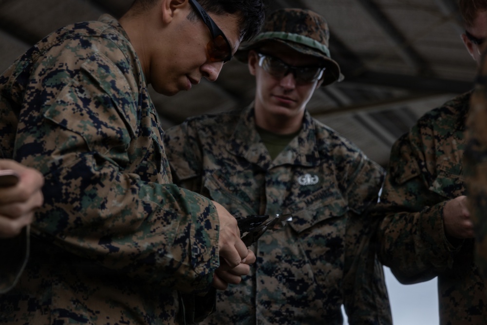 U.S. Marines with EOD Participate in an Improvised Explosive Range