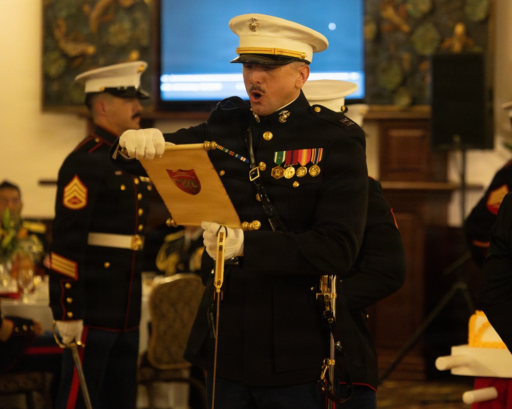 3d Marine Expeditionary Brigade celebrates the 250th Marine Corps Birthday