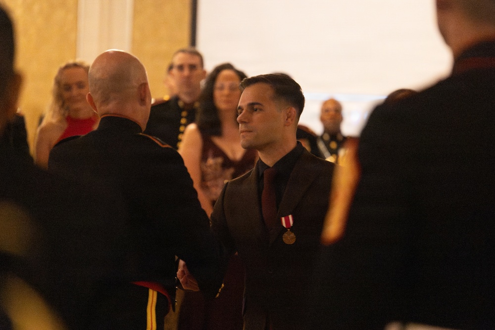 3d Marine Expeditionary Brigade celebrates the 250th Marine Corps Birthday