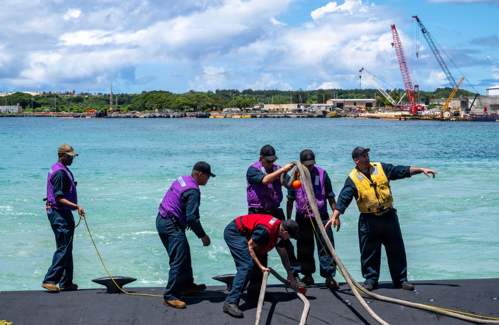 USS Minnesota (SSN 783) returns to Naval Base Guam