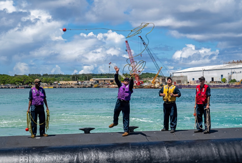USS Minnesota (SSN 783) returns to Naval Base Guam