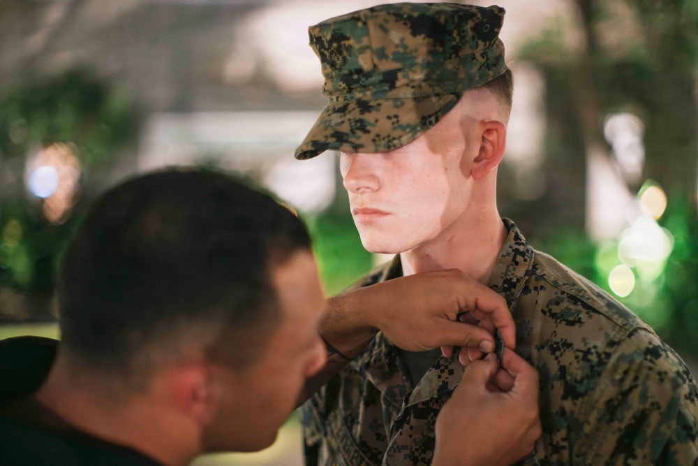 MRF-SEA Marines Promoted During Deployment