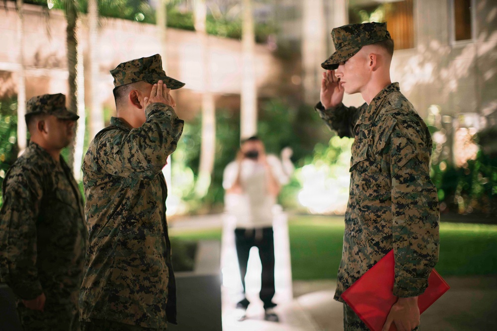 MRF-SEA Marines Promoted During Deployment