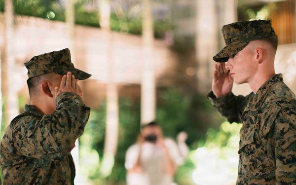 MRF-SEA Marines Promoted During Deployment