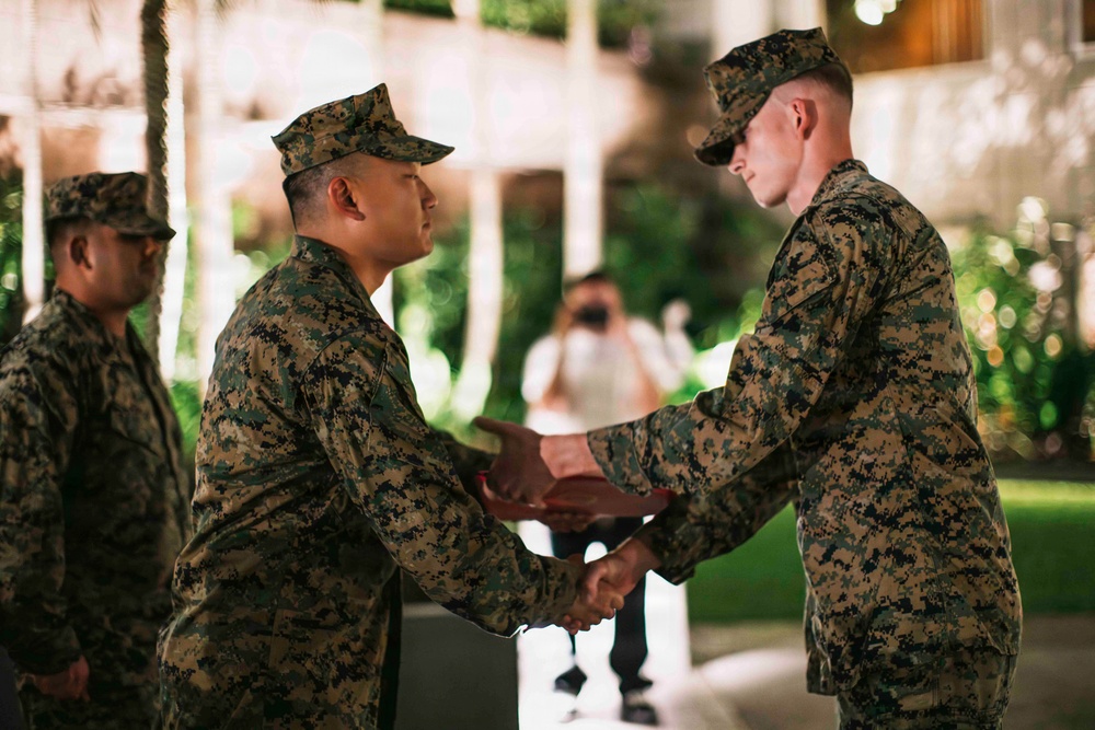 MRF-SEA Marines Promoted During Deployment