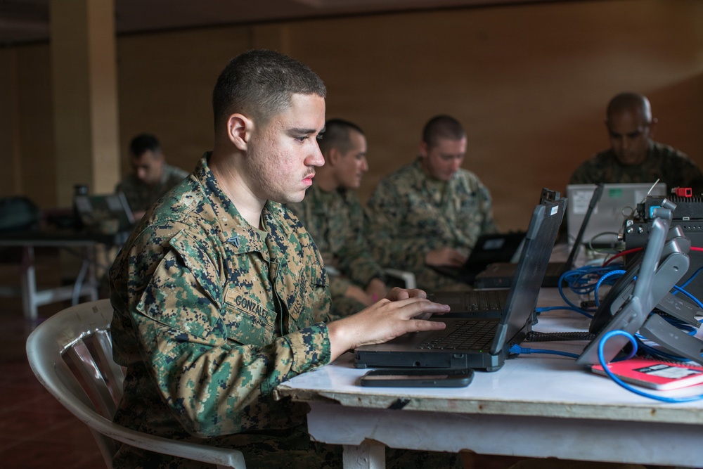 MRF-SEA Marines Establish Communications in the Philippines
