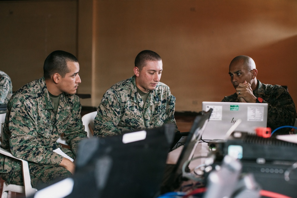 MRF-SEA Marines Establish Communications in the Philippines