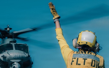 31st MEU | VMM 265 conducts flight operations aboard USS Tripoli