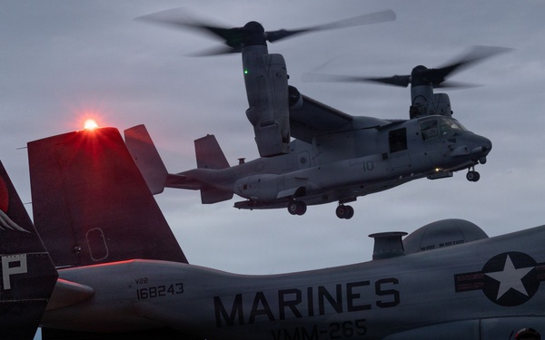 31st MEU | VMM 265 conducts flight operations aboard USS Tripoli