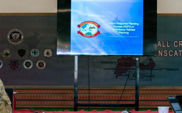 MRF-SEA Marines conduct Staff Exercise with Philippine Marines