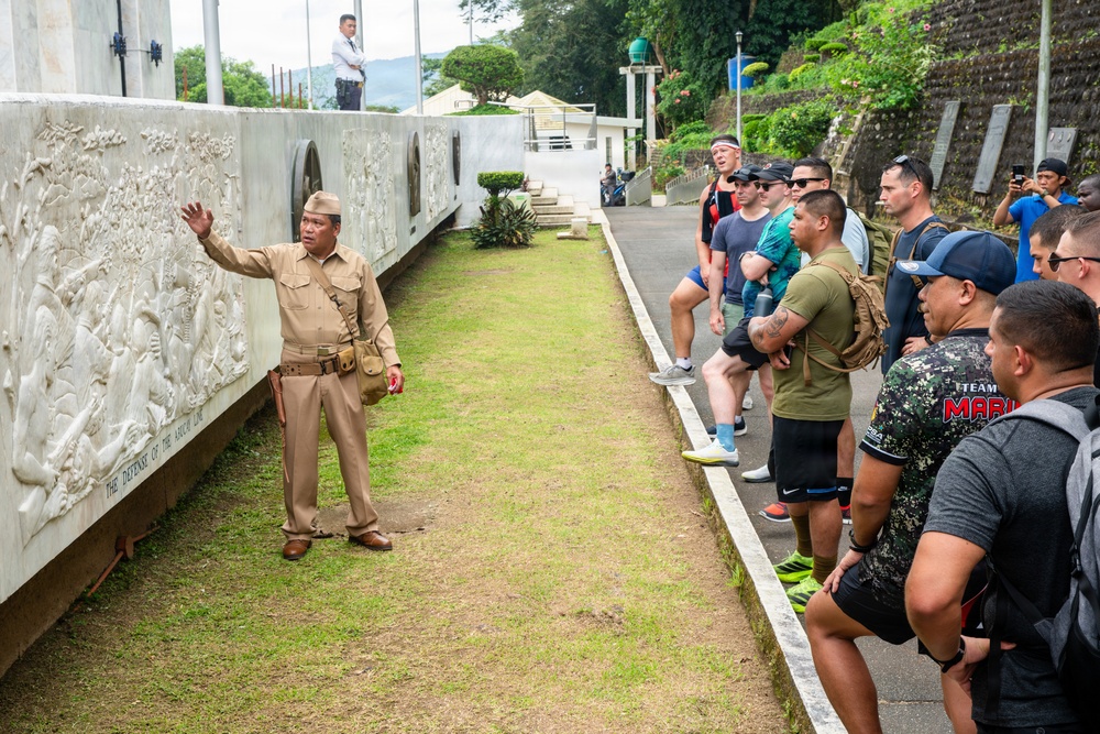 MRF-SEA Marines, Sailors Hike to Mount Samat Shine of Valor during Bataan Death March PME