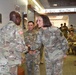 Brig. Gen. Deydre Teyhen recognized Maj. Harrison Sarpong, chief of pharmacy