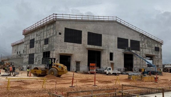 Office In Charge of Construction Contractors Make Progress