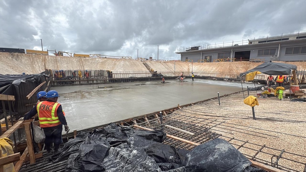 Office In Charge of Construction Contractors Lay Foundation