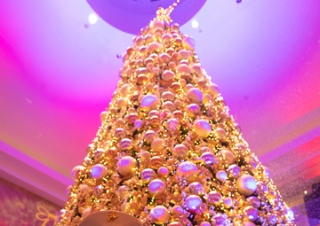 Camp Blaz Marines participate in Christmas tree lighting