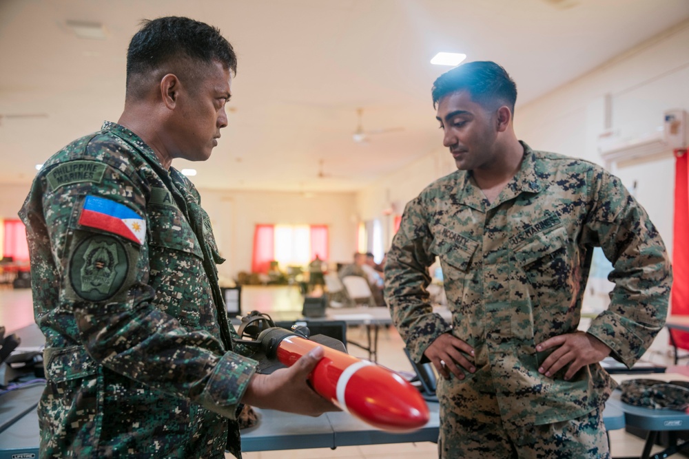 MRF-SEA Intelligence Marines Showcase Autonomous Underwater Vehicles to Philippine Marines