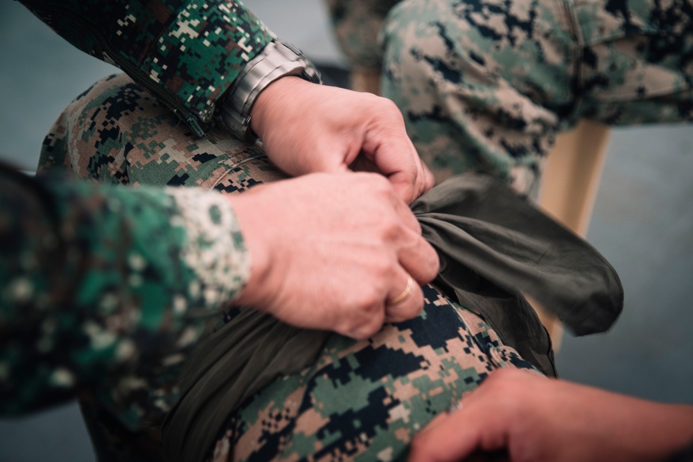 MASA 25: MRF-SEA Marines, Philippine Marines Conduct Combat Lifesaver Course Exchange