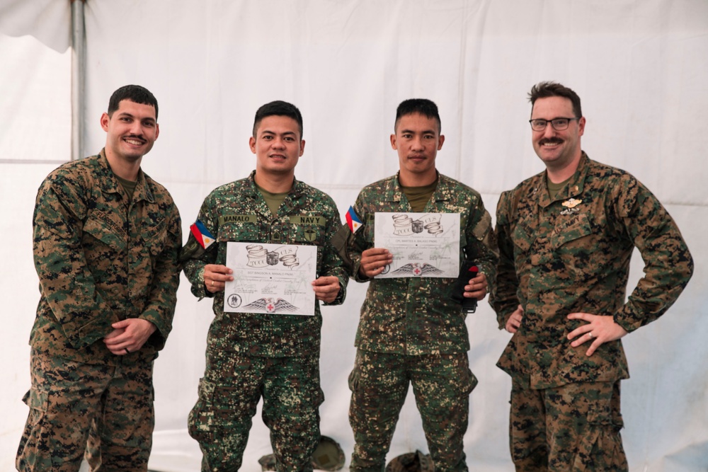 MASA 25: MRF-SEA Marines, Philippine Marines Conduct Combat Lifesaver Course Exchange