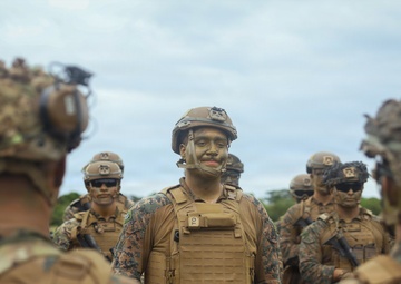 U.S. Sailor Promotes to The Rank of Petty Officer 3rd Class on Camp Schwab