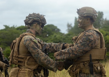 U.S. Sailor Promotes to The Rank of Petty Officer 3rd Class on Camp Schwab
