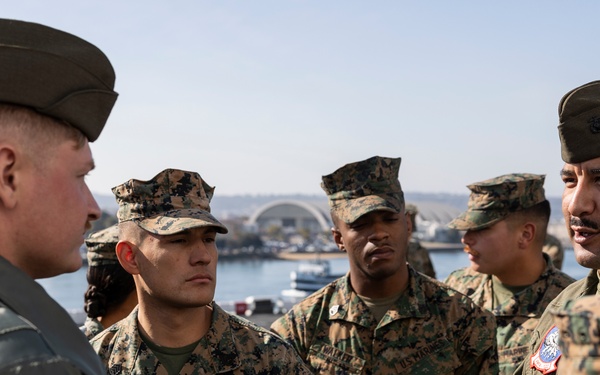 11th MEU Marines, Sailors depart Naval Base San Diego during PMINT