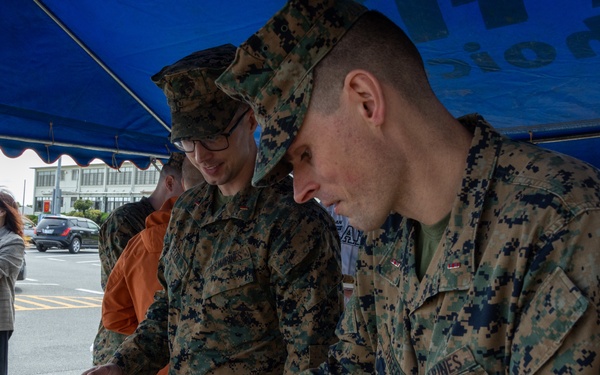 III Marine Expeditionary Force Marines celebrate Thanksgiving