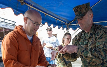 III Marine Expeditionary Force Marines celebrate Thanksgiving