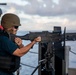 USS Tripoli Conducts Weapons Training
