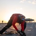 USS Tripoli Conducts Sunset Flight Operations