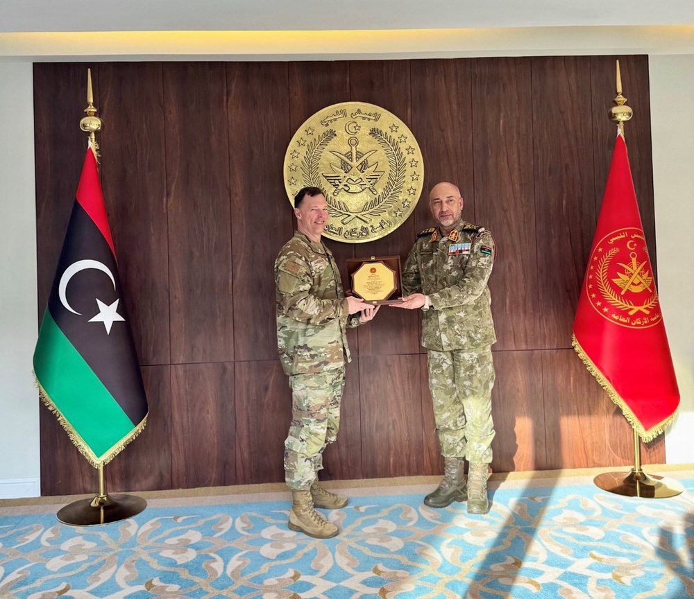 Gen. Dagvin Anderson Marks First Visit to Libya; Stresses Unity and Peace Among Leaders