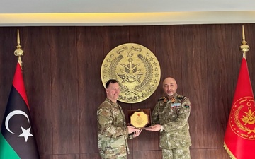 Gen. Dagvin Anderson Marks First Visit to Libya; Stresses Unity and Peace Among Leaders