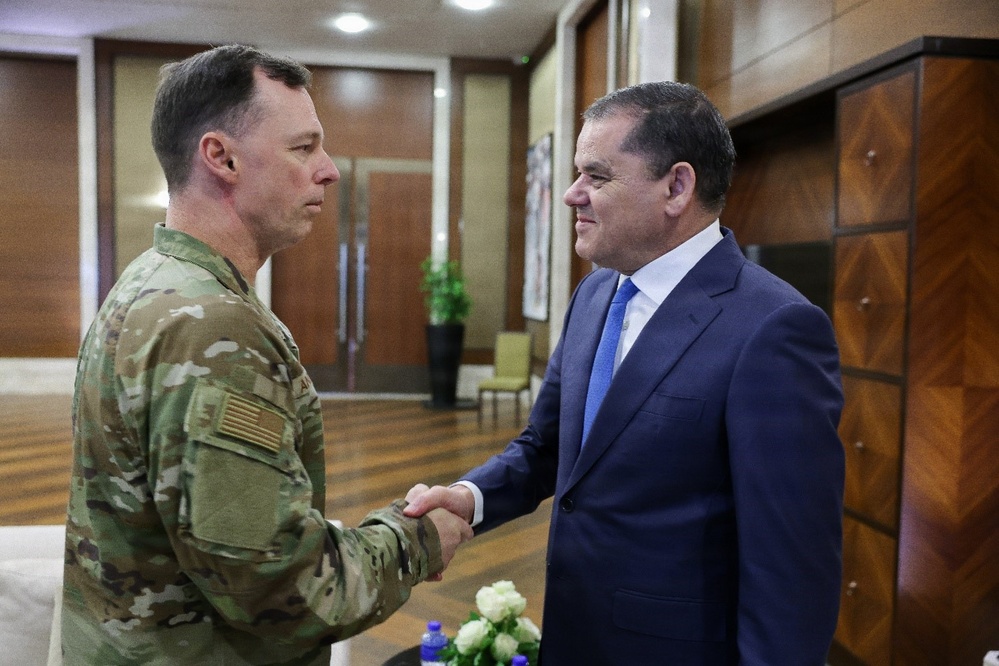 Gen. Dagvin Anderson Marks First Visit to Libya; Stresses Unity and Peace Among Leaders