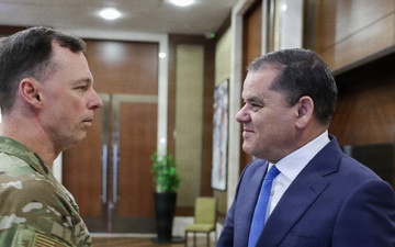 Gen. Dagvin Anderson Marks First Visit to Libya; Stresses Unity and Peace Among Leaders