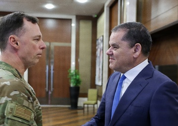 Gen. Dagvin Anderson Marks First Visit to Libya; Stresses Unity and Peace Among Leaders