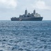 USS San Diego visits NSF Diego Garcia