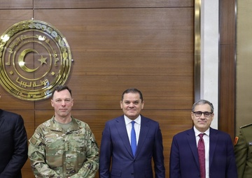 Gen. Dagvin Anderson Marks First Visit to Libya; Stresses Unity and Peace Among Leaders