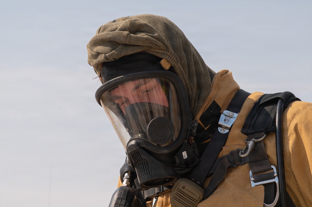 Firefighters touch up on life saving skills