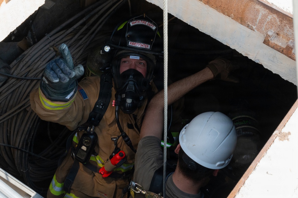 Firefighters touch up on life saving skills