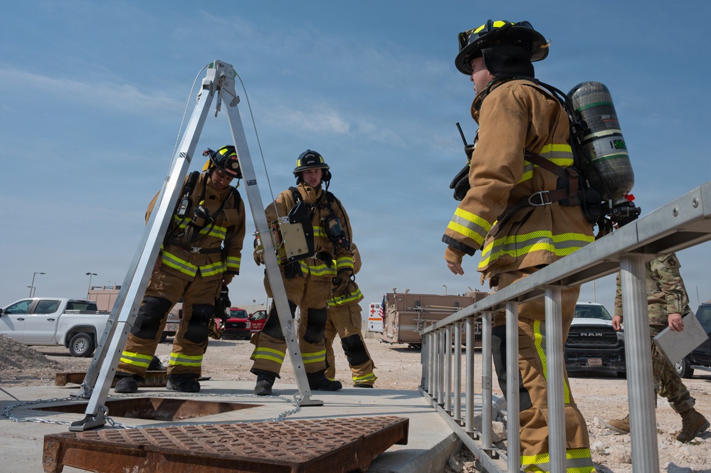 Firefighters touch up on life saving skills