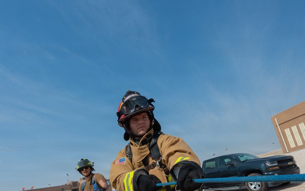 Firefighters touch up on life saving skills