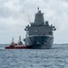 USS San Diego visits NSF Diego Garcia
