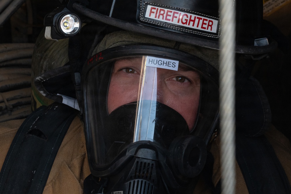 Firefighters touch up on life saving skills