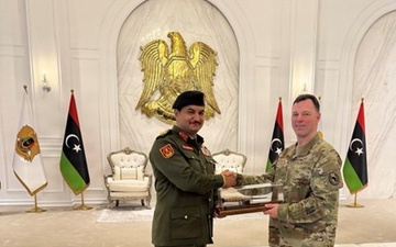 Gen. Dagvin Anderson Marks First Visit to Libya; Stresses Unity and Peace Among Leaders