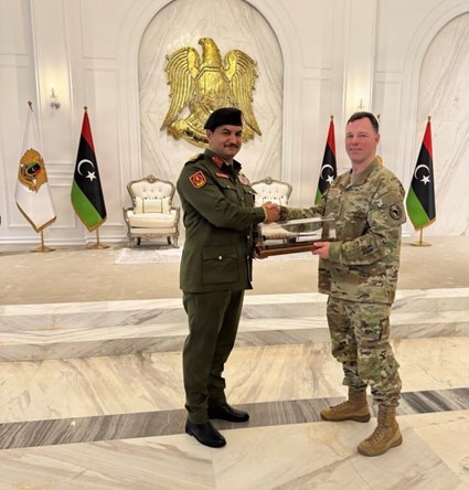 Gen. Dagvin Anderson Marks First Visit to Libya; Stresses Unity and Peace Among Leaders